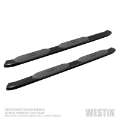 Picture of Westin 19-20 Chevrolet Silverado-GMC Sierra 1500 Double Cab PRO TRAXX 5 Oval Nerf Step Bars - Black