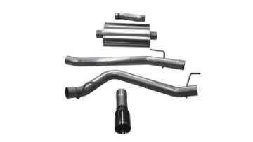 Picture of Corsa 20-24 Jeep Gladiator JT 3-6L Single Side Exit Cat-Back Exhaust System w- Single 4in Black Tip