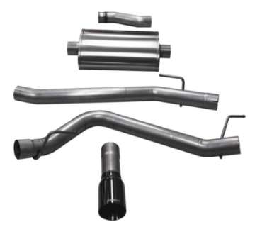 Picture of Corsa 20-24 Jeep Gladiator JT 3-6L Single Side Exit Cat-Back Exhaust System w- Single 4in Black Tip