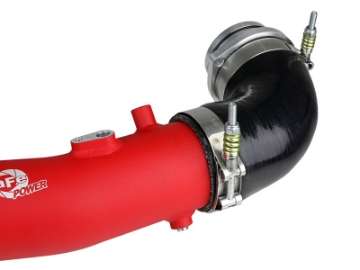 Picture of aFe 2020 Toyota Supra 3-0L 3in Red Intercooler Tube - Hot