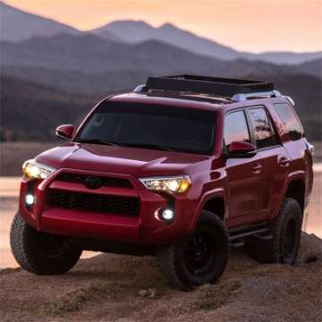 Picture of Rigid Industries 360-Series 4in LED SAE J583 Fog Light - 2014+ Toyota 4Runner-Tundra - Yellow Pair