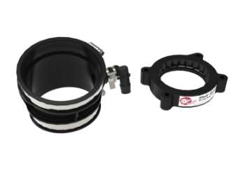 Picture of aFe 2020 Vette C8 Silver Bullet Aluminum Throttle Body Spacer - Works With aFe Intake Only - Black