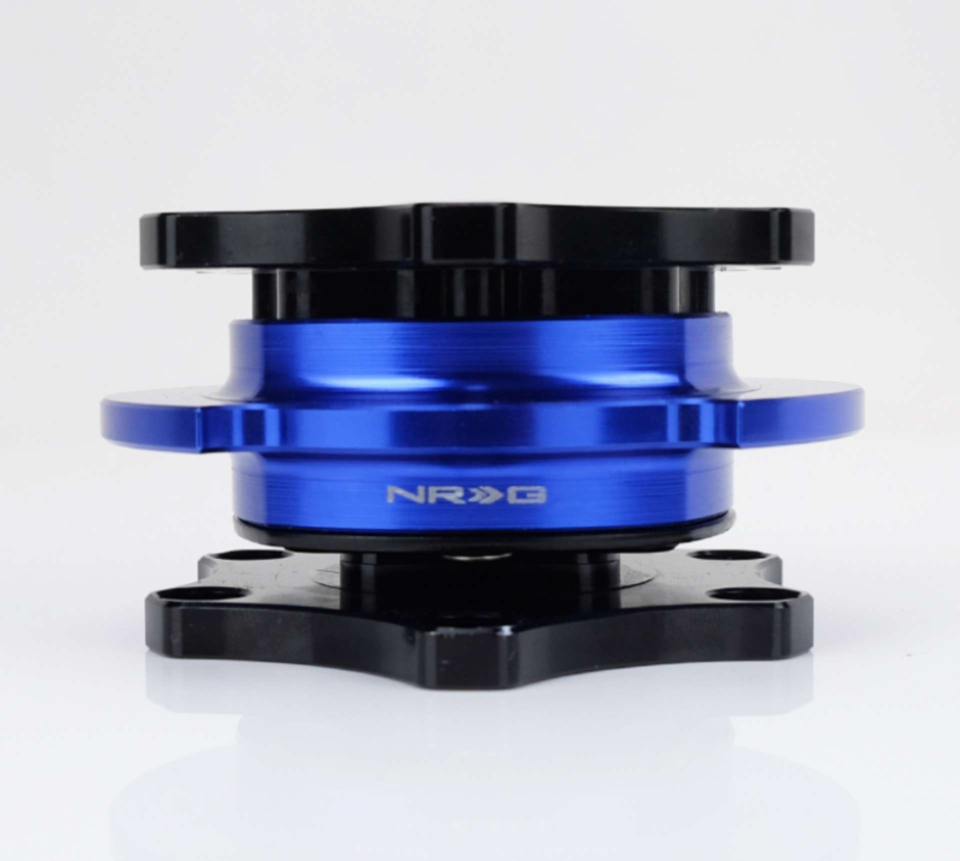 Picture of NRG Race Short Hub Datsun - Black Body Blue Ring