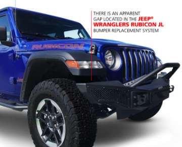 Picture of Go Rhino 07-20 Jeep Wrangler JL-JLU-JK-JKU-Gladiator JT Trailline Front Full Width Bumper