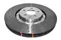 Picture of DBA 14-17 Audi A8 Quattro Front Slotted 5000 Series 2 Piece Rotor Assembled w- Silver Hat Drill-Dimp