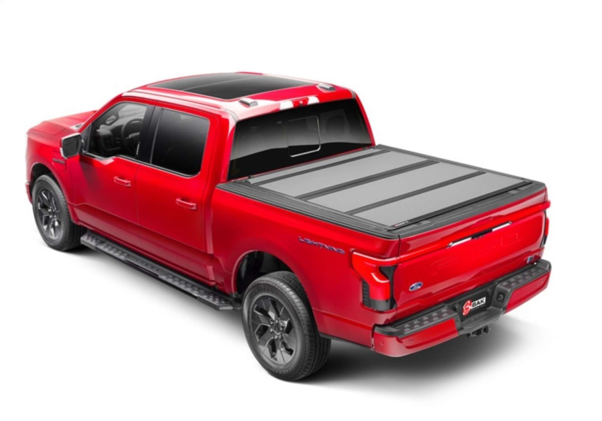 Picture of BAK 21-22 Ford F-150 Incl- 2022 Lightning BAKFlip MX4 5-7ft Bed Cover - Matte Finish