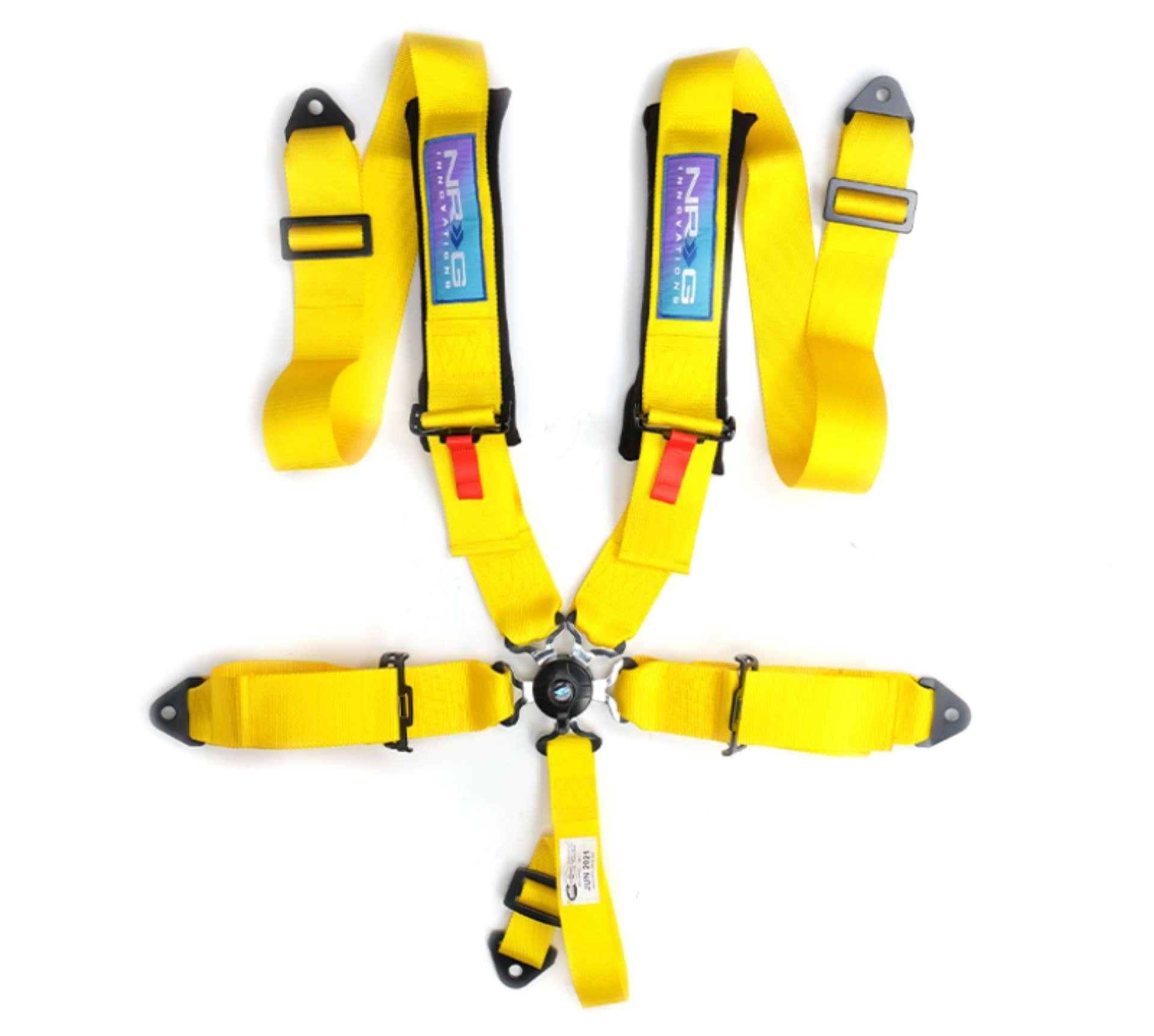 Picture of NRG 5PT 3in- Seat Belt Harness - Cam Lock - Yellow