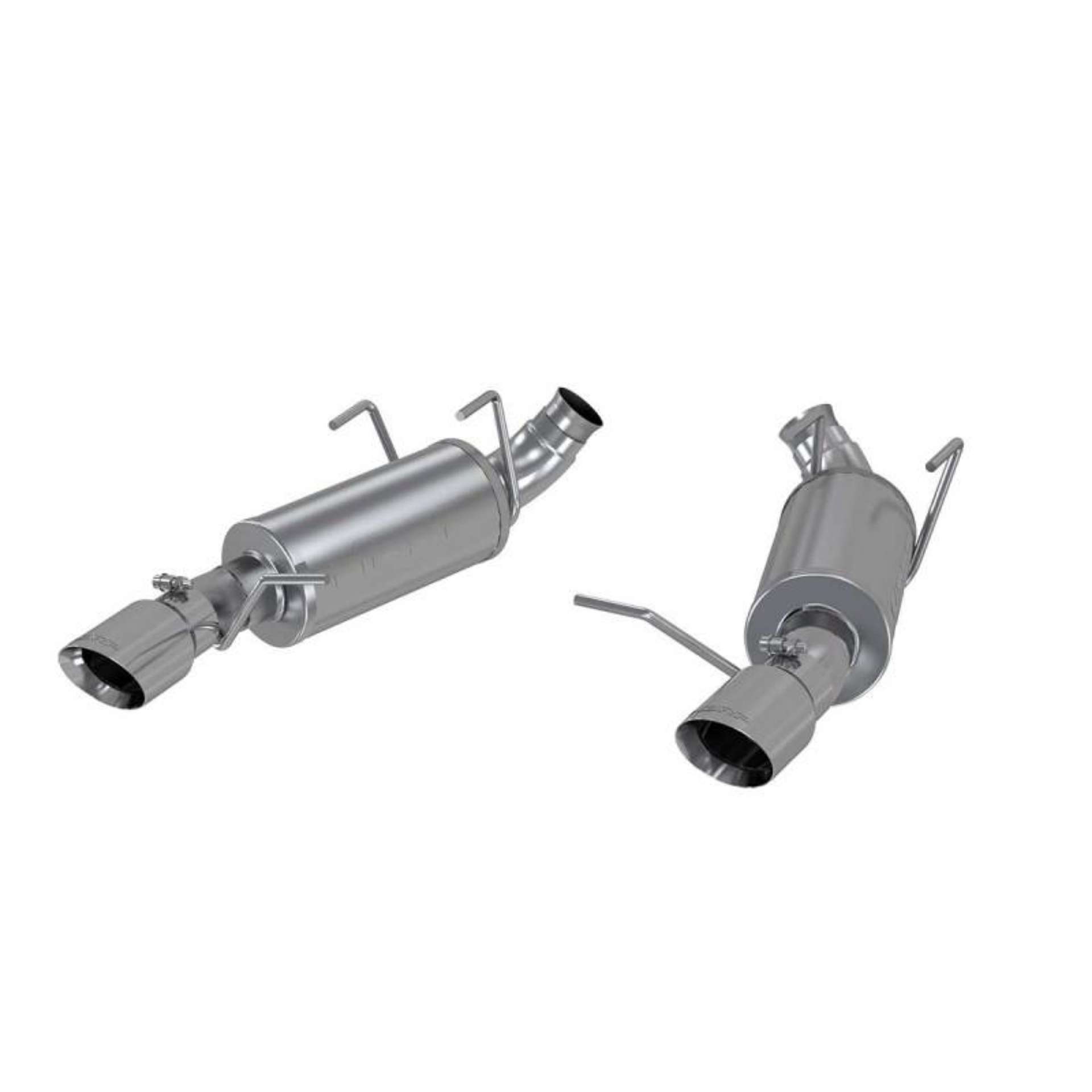 Picture of MBRP 11-14 Ford Mustang V6 3in- Dual Muffler Axle Back Split Rear T409 Exhaust System