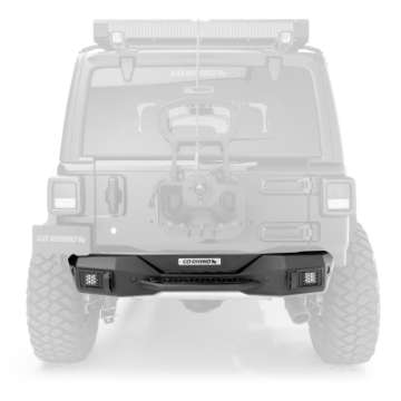 Picture of Go Rhino 18-20 Jeep Wrangler JL-JLU Rockline Rear Stubby Bumper