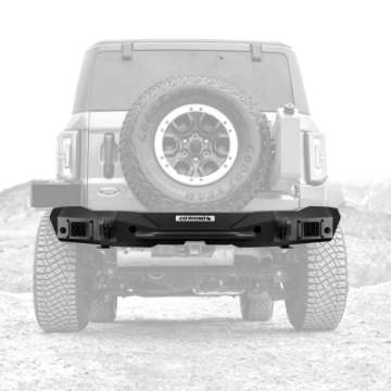 Picture of Go Rhino 18-20 Jeep Wrangler JL-JLU Rockline Rear Full Width Bumper