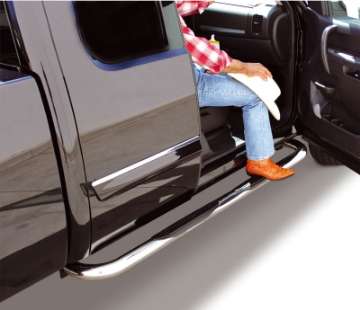 Picture of Go Rhino 01-13 Chevrolet Silverado 2500HD-3500 4000 Series SideSteps - Cab Length - SS