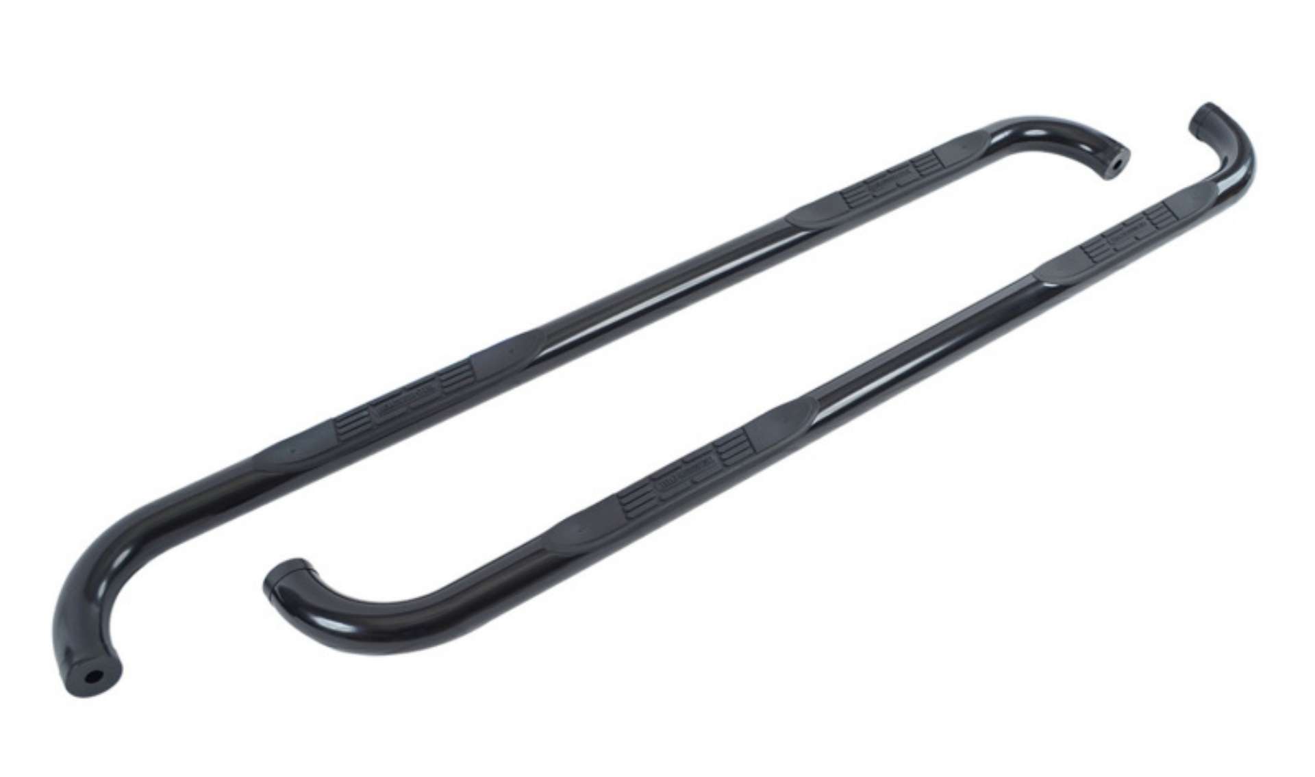 Picture of Go Rhino 14-19 Chevrolet Silverado 1500 LD Classic 4000 Series SideSteps - Cab Length - Black