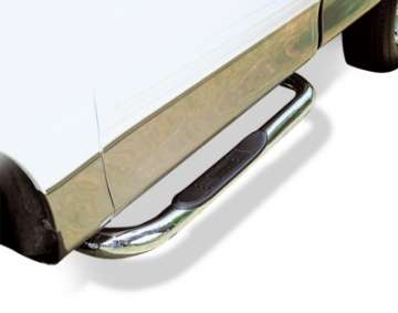 Picture of Go Rhino 05-14 Nissan Frontier 4000 Series SideSteps - Cab Length - Chrome