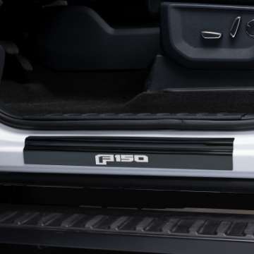 Picture of Putco 15-20 Ford F-150 - SuperCrew w- F-150 Etchinng 4pcs Black Platinum Door Sills