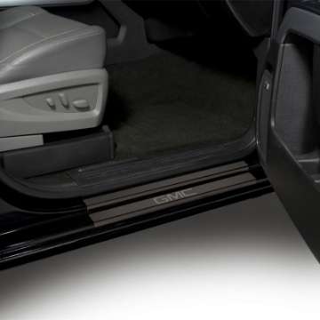 Picture of Putco 14-18 GMC Sierra LD - Regular Cab w- GMC Etching 4pcs Black Platinum Door Sills