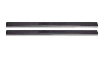 Picture of Putco 2020 Chevy Silv LD-HD Double-Regular Cab w- Bow Tie Etching 2pcs Black Platinum Door Sills