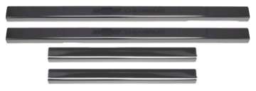 Picture of Putco 2019+ Chevrolet Silverado LD- Crew Cab w- Bow Tie Etching 4pcs Black Platinum Door Sills