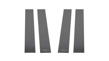 Picture of Putco 2020 Chevy Silv HD 2500-3500 - Chevrolet Bow Tie Etching 6pcs Black Platinum Pillar Posts