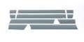 Picture of Putco 09-14 Ford F-150 Reg Cab 8ft Long Box - 7in Wide 10pcs Black Platinum Rocker Panels