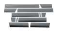 Picture of Putco 09-14 Ford F-150 Super Crew 6-5 Short Box - 7in Wide 12pcs Black Platinum Rocker Panels