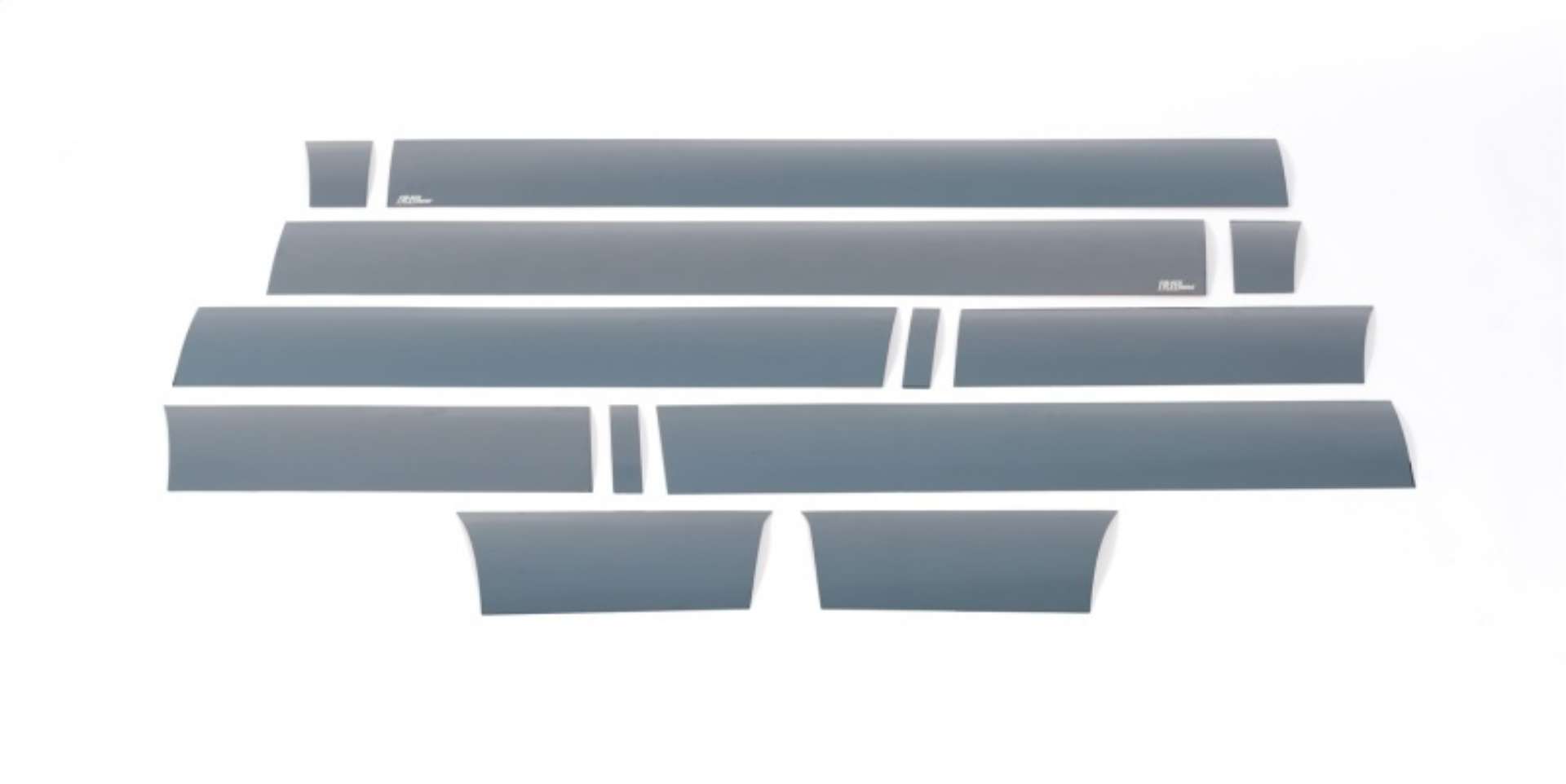 Picture of Putco 09-14 Ford F-150 Super Crew 6-5 w- Flares - 7in Wide 12pcs Black Platinum Rocker Panels