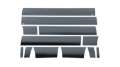 Picture of Putco 09-14 Ford F-150 Super Crew 5-5 w- Flares 7in Wide - 12pcs Black Platinum Rocker Panels