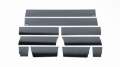 Picture of Putco 09-14 Ford F-150 Super Cab 6-5 w-o Factory Fender Flares Blk Platinum Rocker Panels - 10pcs