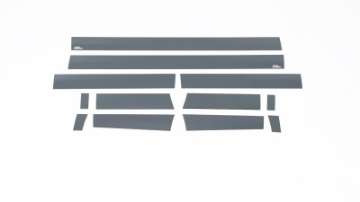 Picture of Putco 15-20 Ford F-150 Super Cab 6-5ft 4-25in Tall - 12pcs Black Platinum Rocker Panels