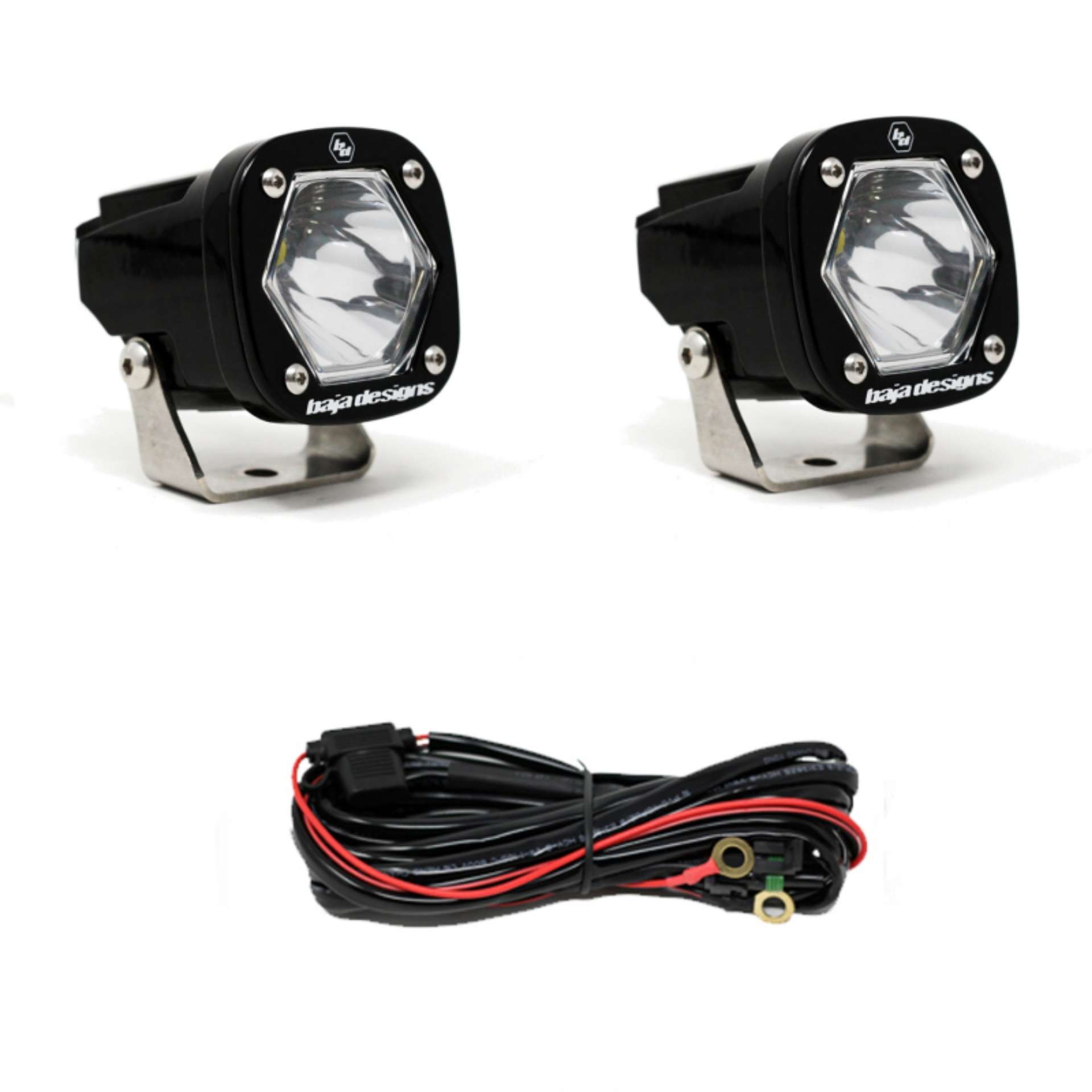 Picture of Baja Designs S1 Spot LED Light w- Mounting Bracket Pair