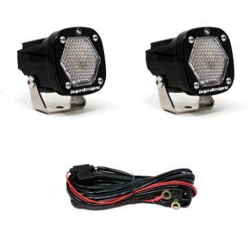 Picture of Baja Designs S1 Work-Scene LED Light w- Mounting Bracket Pair