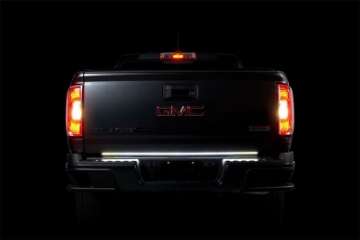 Picture of Putco 48in Red Blade LED Tailgate Light Bar for Ford Turcks w- Blis and Trailer Detection