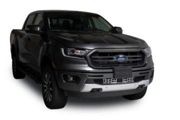 Picture of Putco 19-20 Ford Ranger w- Adaptive Cruise - Hex Shield - Polished SS Bumper Grille Inserts