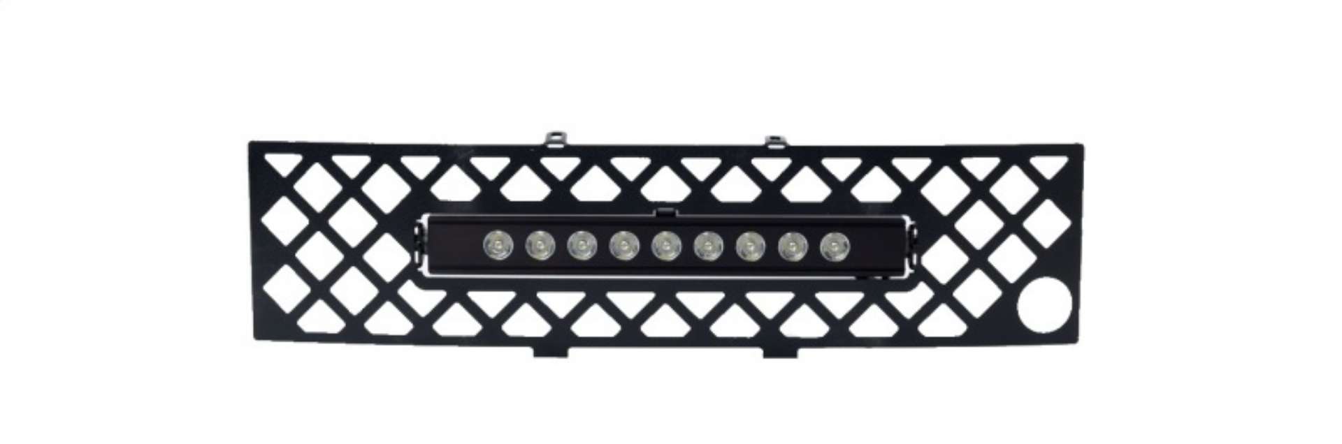 Picture of Putco 11-14 Ford F-150 EcoBoost SS Black Diamond Bumper Grille Insert w- 10in Luminix Light Bar