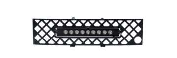 Picture of Putco 11-14 Ford F-150 EcoBoost SS Black Diamond Bumper Grille Insert w- 10in Luminix Light Bar