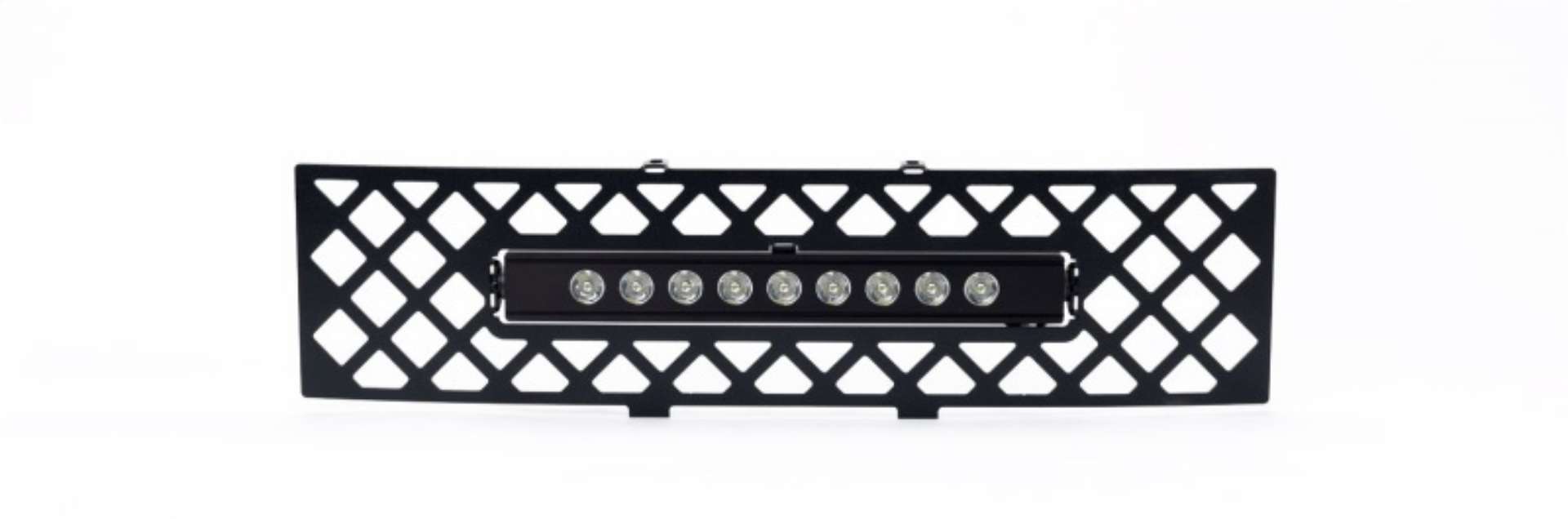 Picture of Putco 11-14 Ford F-150 - EcoBoost Bumper Grille Insert - Black SS Diamond w- 10in Luminix Light Bar