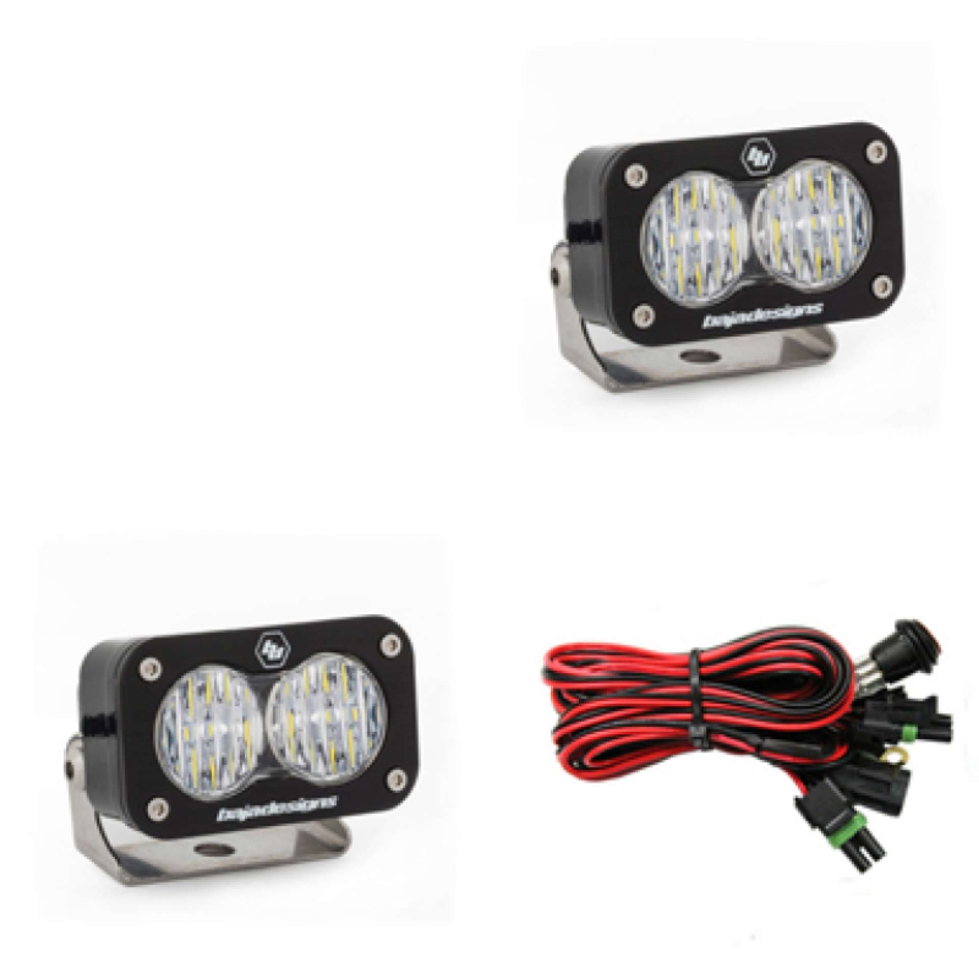 Picture of Baja Designs S2 Pro Series LED Light Pods Wide Cornering Pattern - Pair