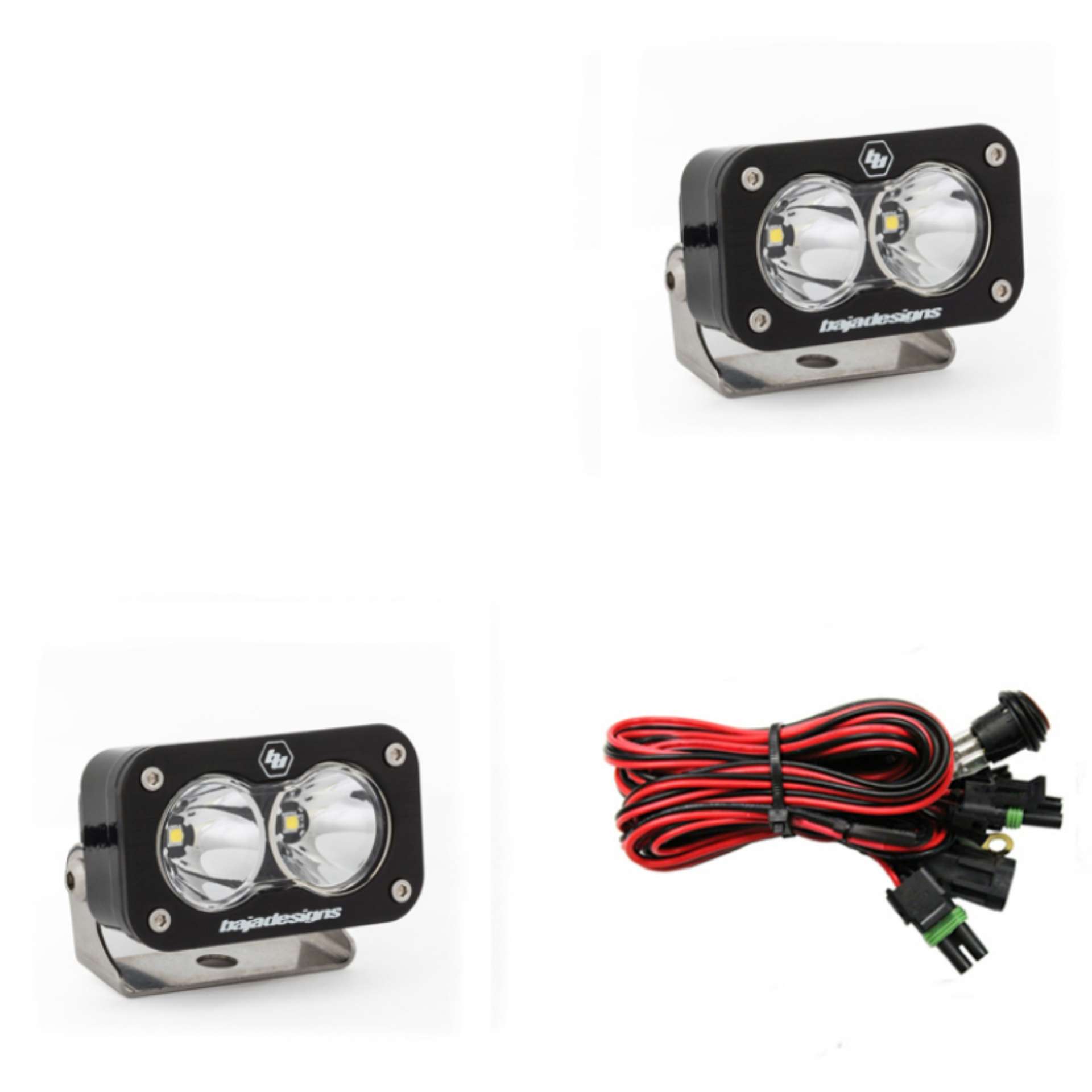 Picture of Baja Designs S2 Pro Series LED Light Pods Work-Scene Pattern - Pair