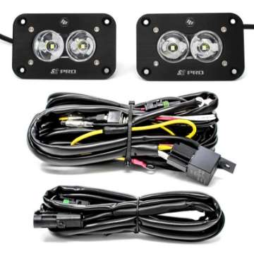 Picture of Baja Designs S2 Pro Flush Mount LED Light Pod Kit Work-Scene Pattern - Pair