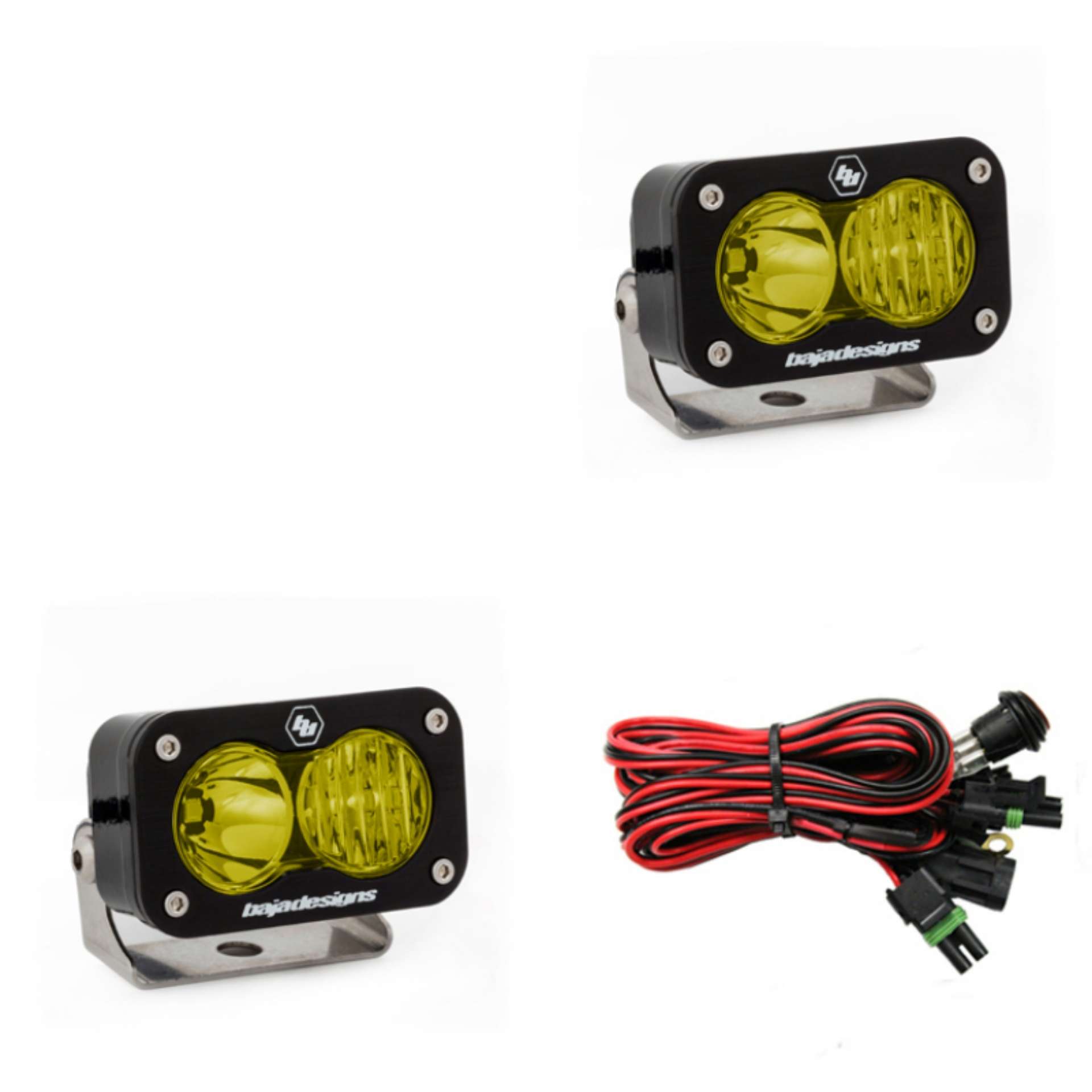 Picture of Baja Designs S2 Pro Driving-Combo Pair LED - Amber