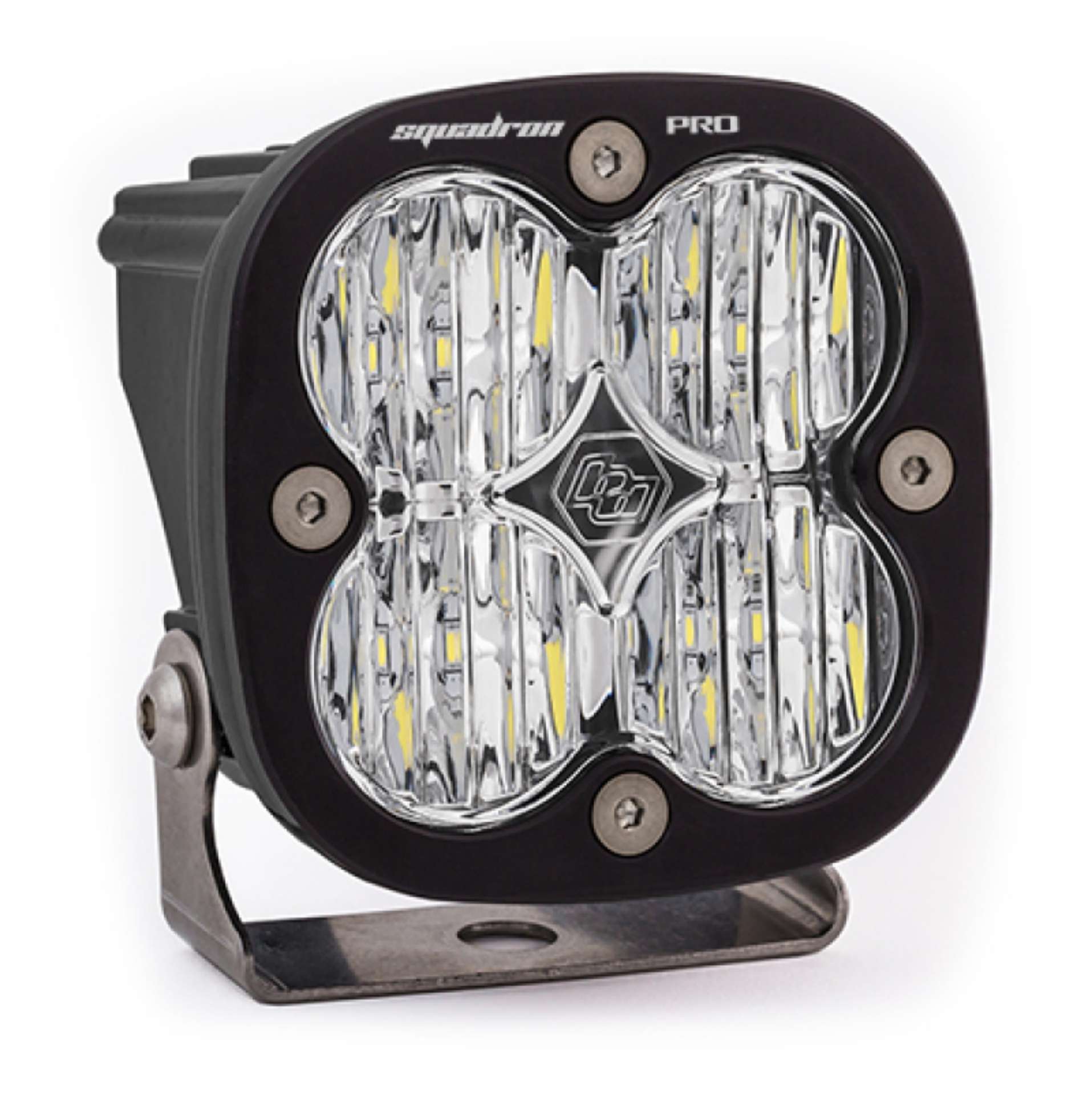 Picture of Baja Designs Squadron Pro Black Wide Cornering Pattern LED Light Pod - Clear