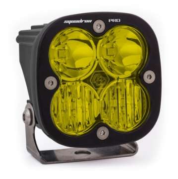 Picture of Baja Designs Squadron Pro Driving-Combo Pattern Black LED Light Pod - Amber