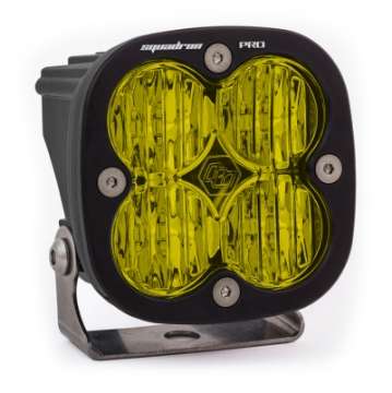 Picture of Baja Designs Squadron Pro Black Wide Cornering Pattern LED Light Pod - Amber