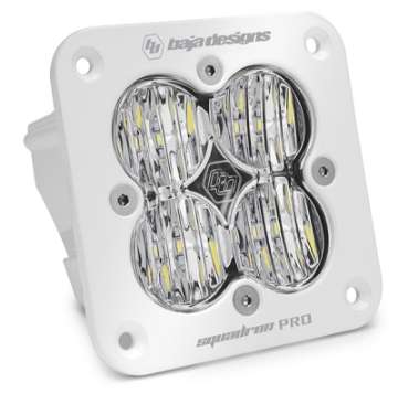 Picture of Baja Designs Squadron Pro White Wide Cornering Pattern Flush Mount LED Light Pod - Clear