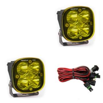 Picture of Baja Designs Squadron Pro Series Spot Pattern LED Light Pods - Amber