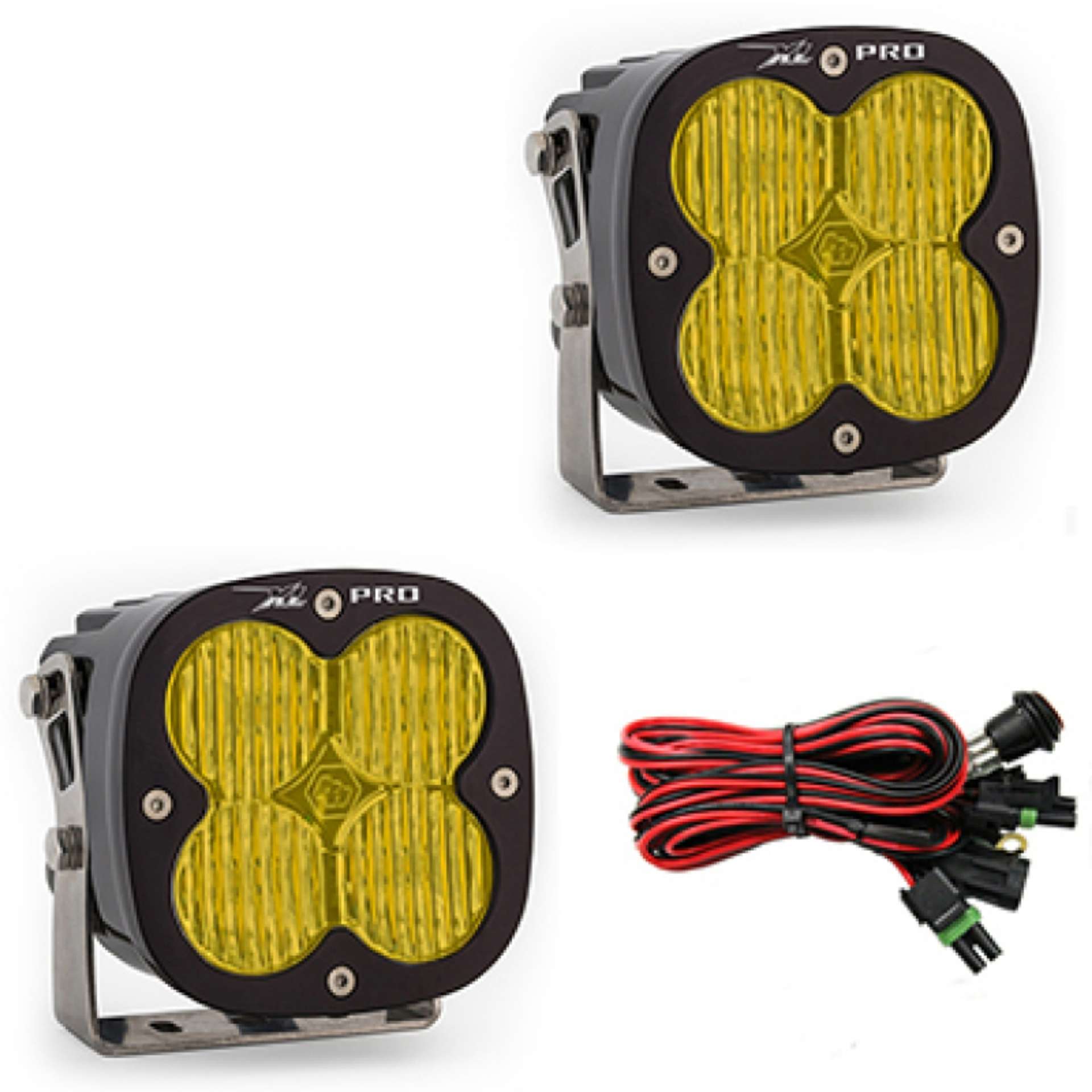 Picture of Baja Designs XL Pro Series Wide Cornering Pattern LED Light Pods - Amber