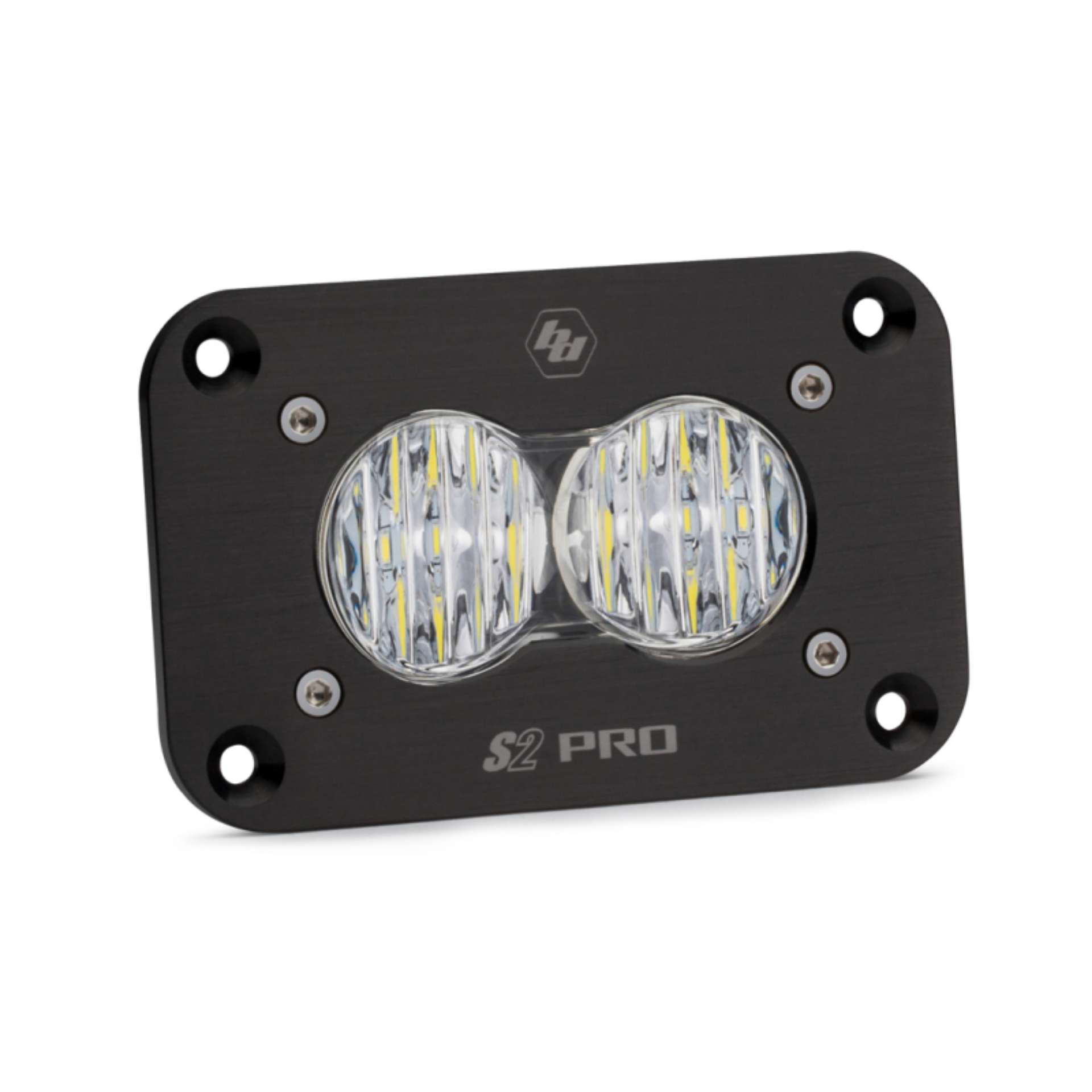 Picture of Baja Designs S2 Sport Flush Mount Wide Cornering Pattern LED Work Light - Clear Lens