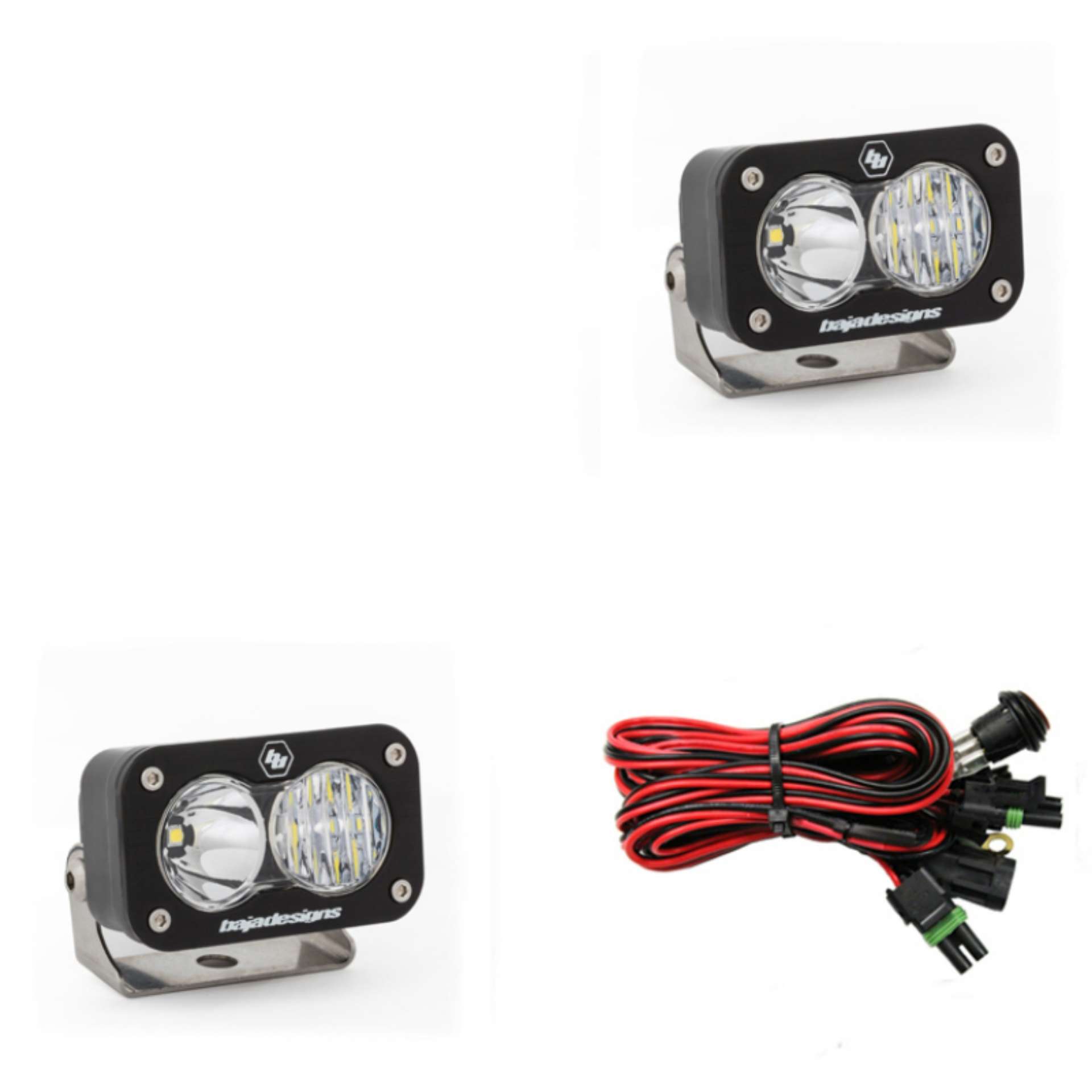 Picture of Baja Designs S2 Sport Driving Combo Pattern Pair LED Work Light - Clear