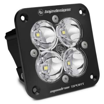 Picture of Baja Designs Squadron Sport Black Flush Mount LED Spot - Clear