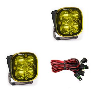 Picture of Baja Designs Squadron Sport Spot LED Light Pods - Amber