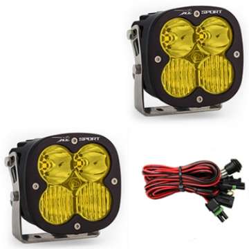 Picture of Baja Designs XL Sport Series Driving Combo Pattern Pair LED Light Pods - Amber